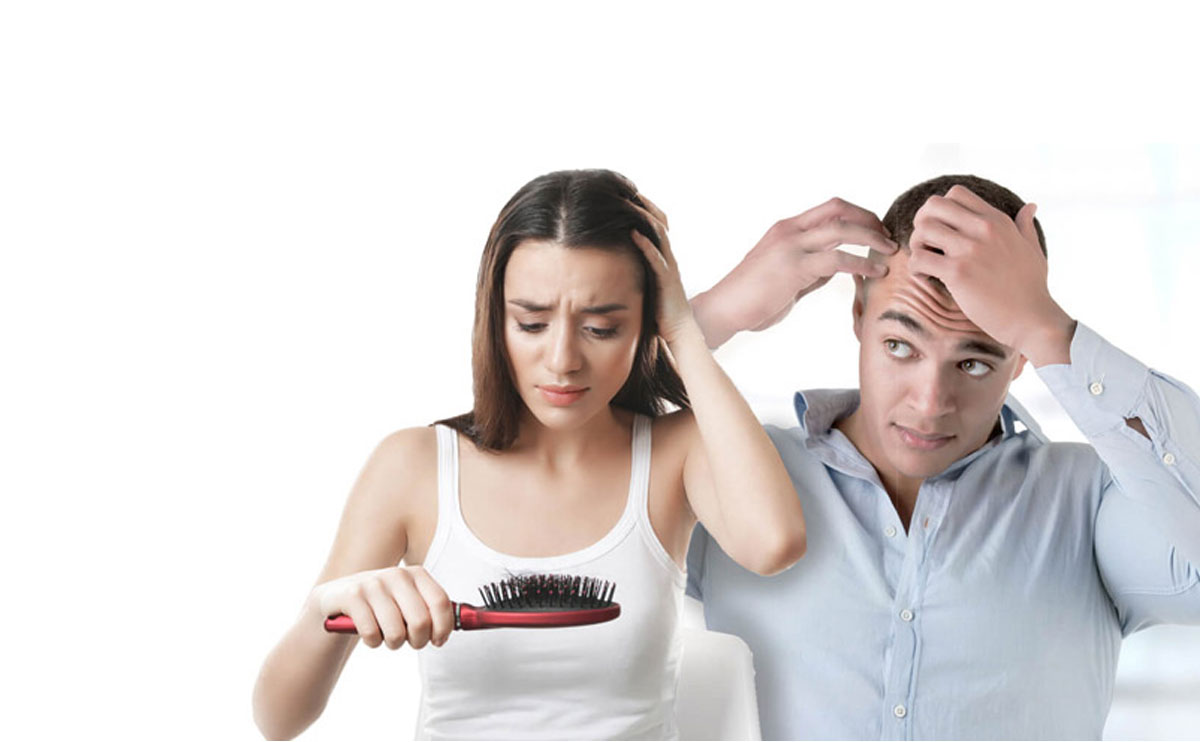 Reason of Hair Fall in Males Females: What Hormone Causes of Hair Loss Pattern Baldness in Teenage | Loosing Hair As A Teenager
